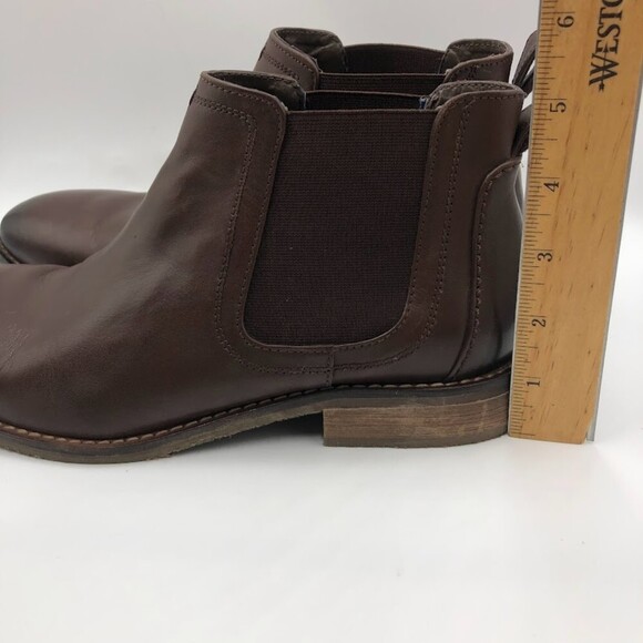 Nunn Bush Men's Brown Leather Ankle Boots Size 8.5 Memory Foam Dual Comfort - Picture 13 of 13